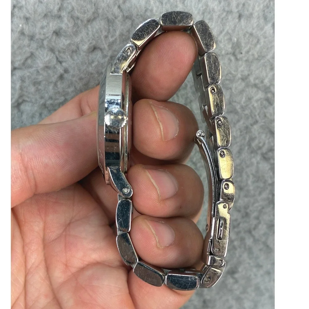 Marc By Marc Jacobs Amy MBM3054 Watch Womens Silver Crystal Stainless Steel Chic